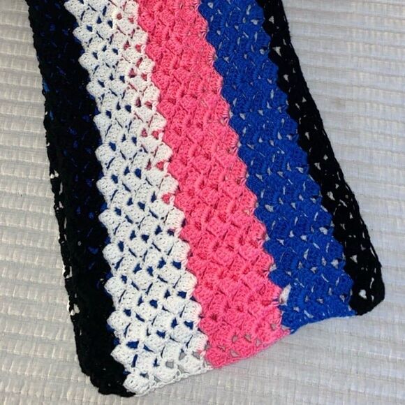 64'L x 33"W Handmade Crochet Blanket - Picture 3 of 3